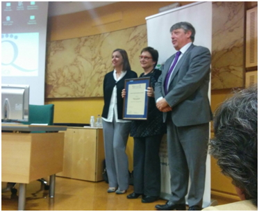 Nanbiosis-U6-Concepció Rovira from ICMAB Prize of Research Excellence of the RSEQ